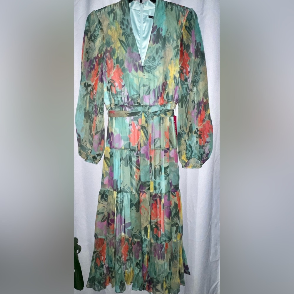 NWT Alex Marie long sleeve belted dress